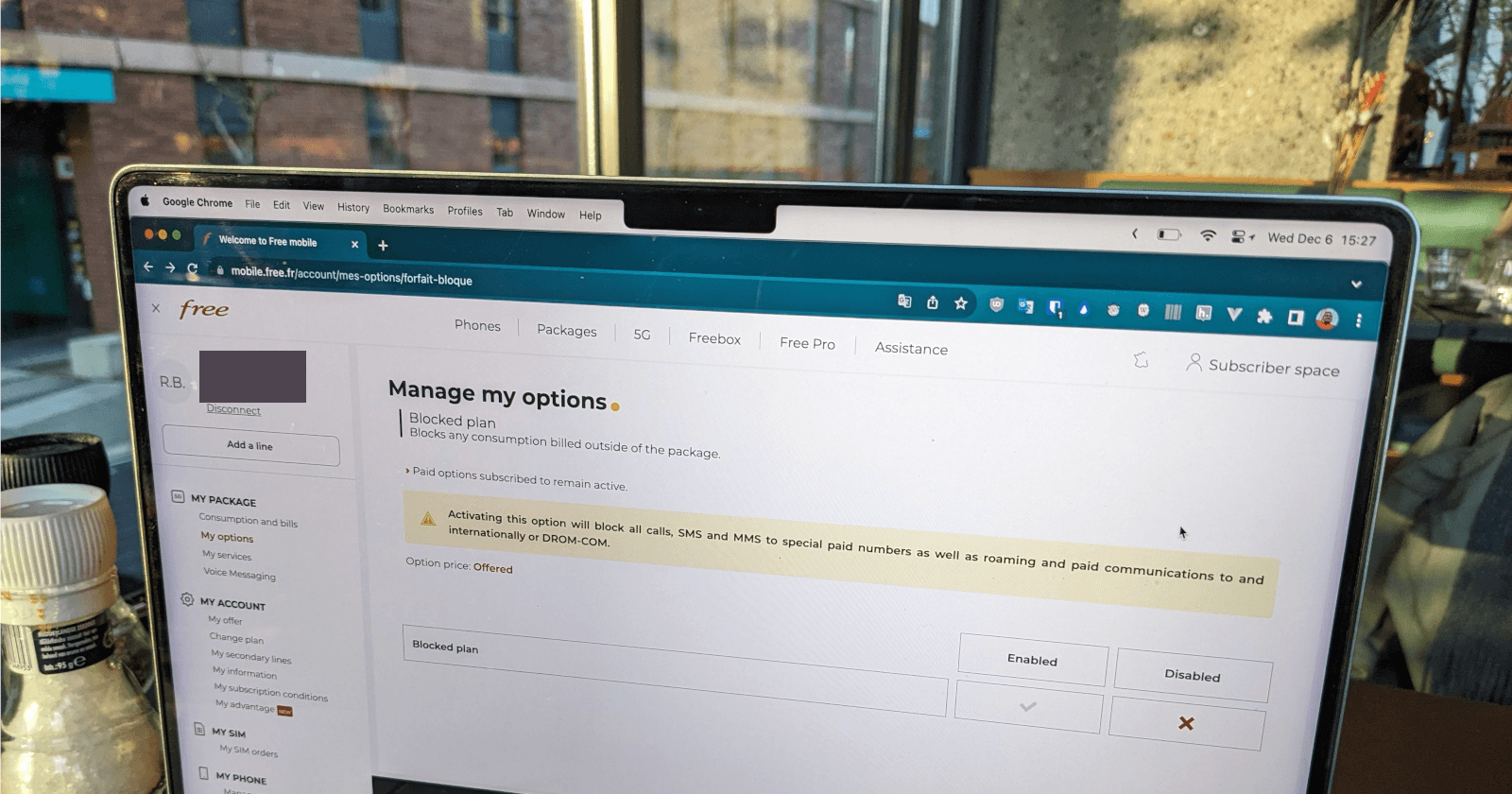 Fixing Free Mobile Roaming Connection