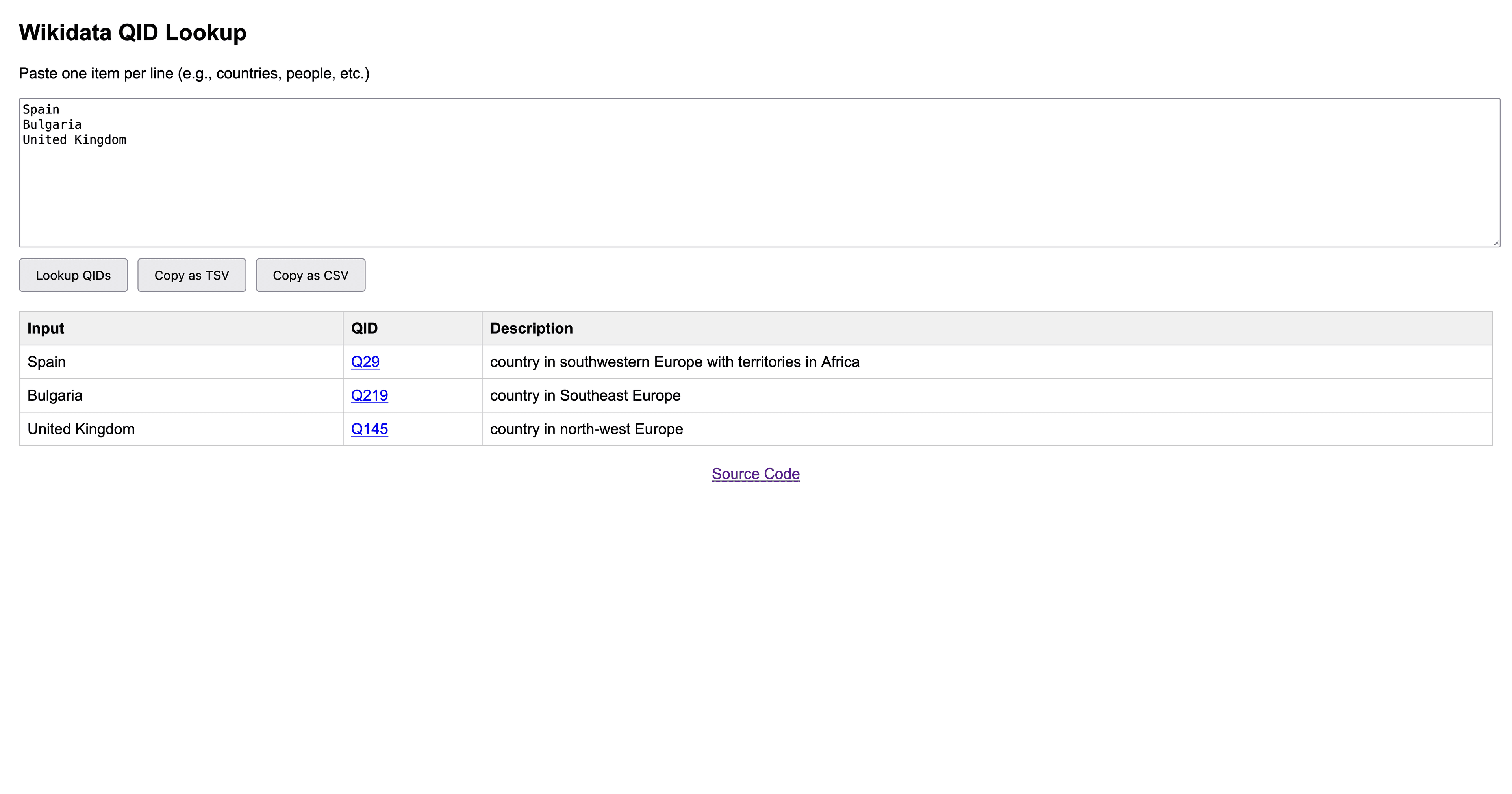 How to Convert Strings to Wikidata QIDs